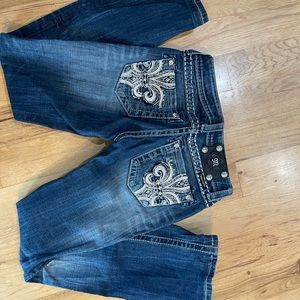 Miss me jeans, boot cut, size 24